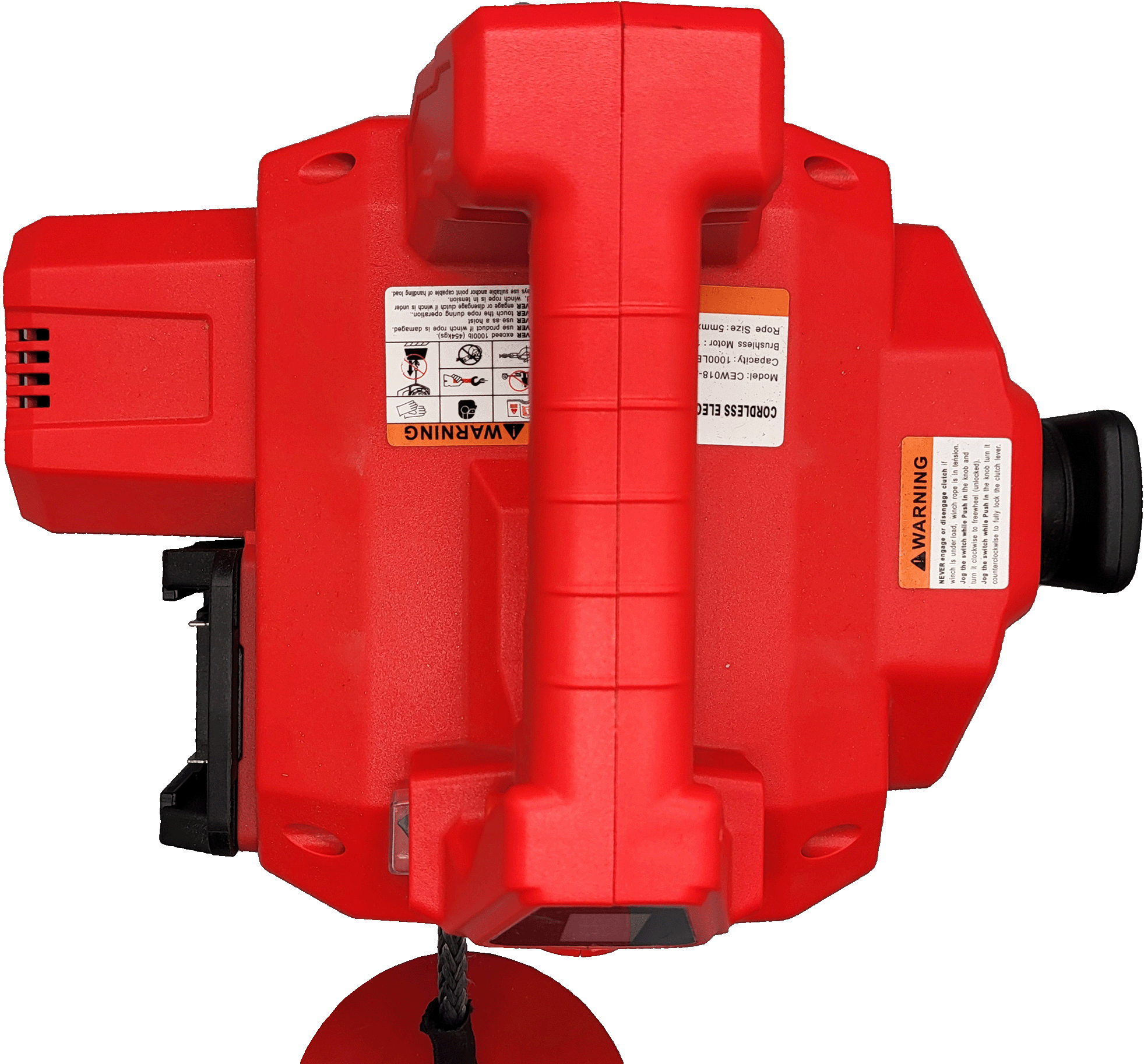 Akku Seilwinde für 18 V,  454 kg, 550 W