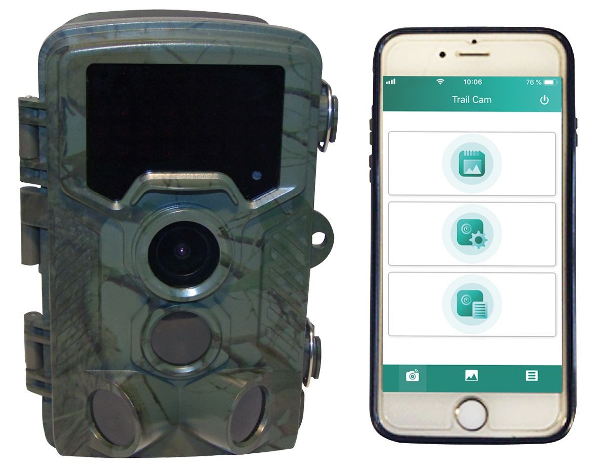 Wifi 20 MP Wildkamera, 128 GB, 4K Full HD