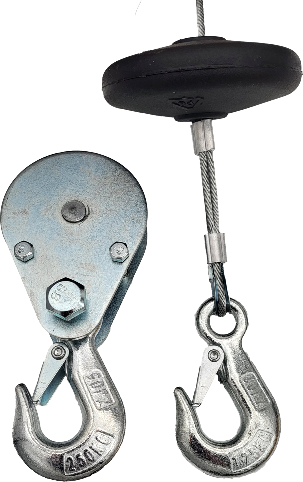 Seilzug elektrisch, 495/990 kg, 18m