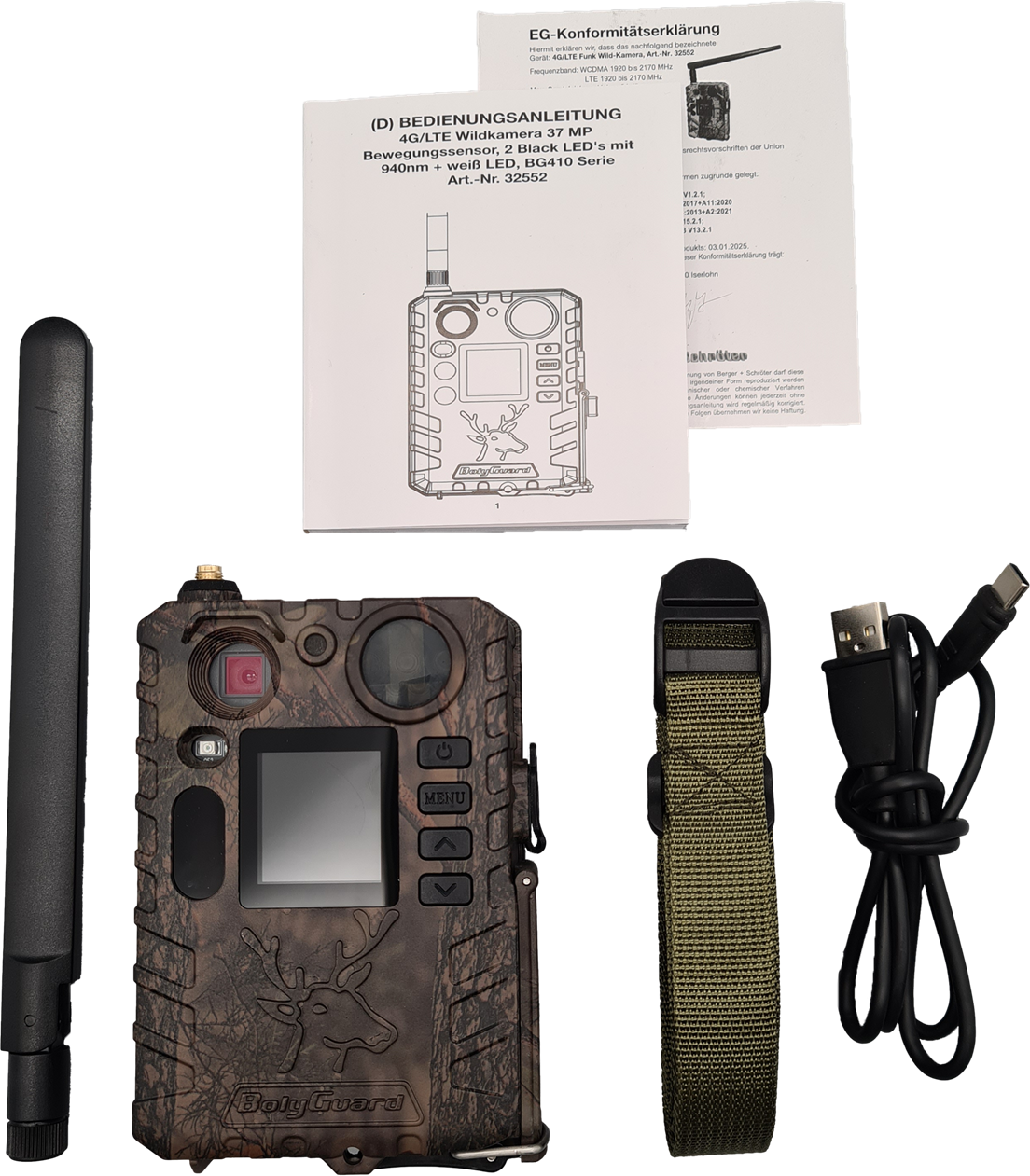 4G/LTE BG410-M(S) Wildkamera 37 MP, 940nm